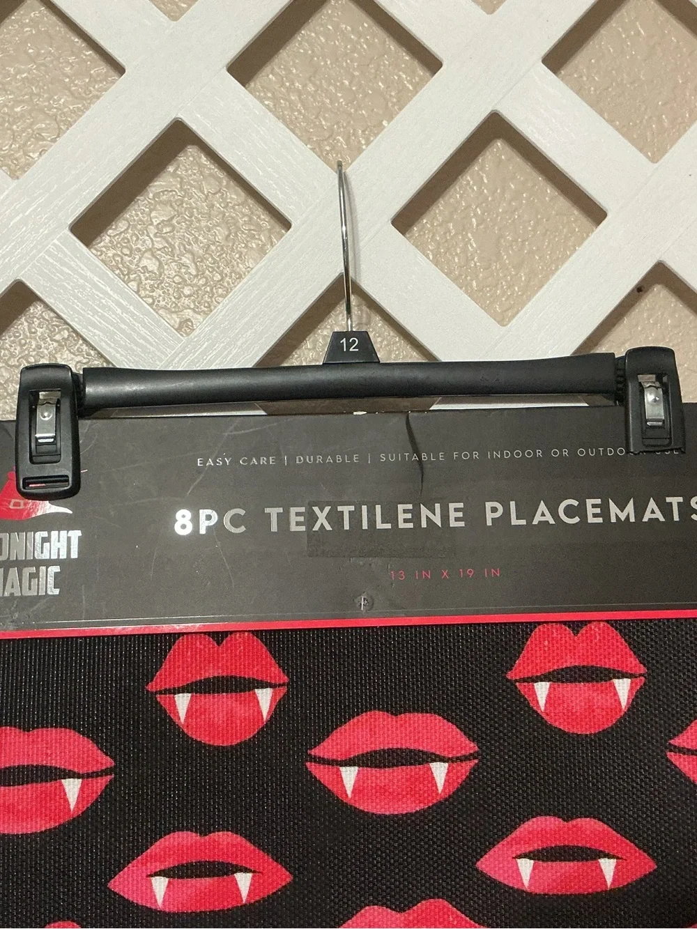 Midnight Magic black placemats
